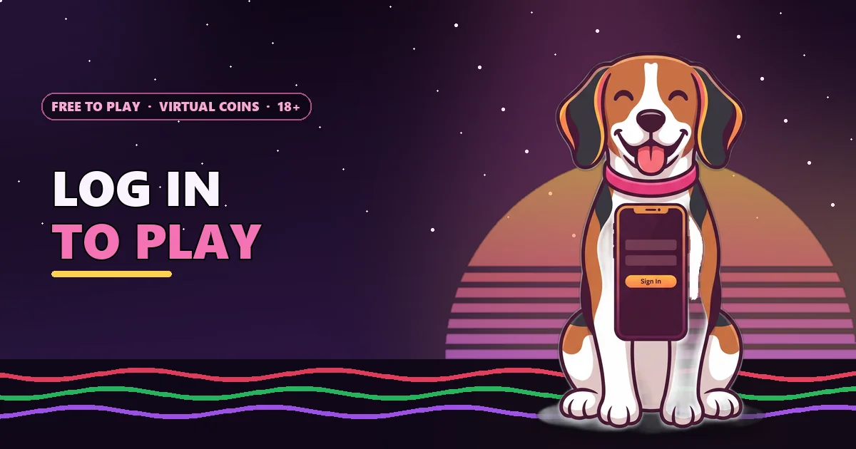 Beagle mascot holding a phone sign-in screen for the Log In to Sagar Club page